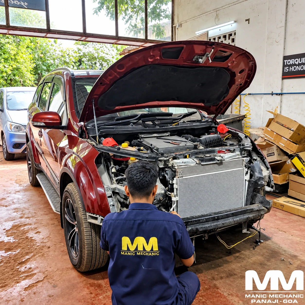 AC service and repair at Manic Mechanic Goa, photo 5