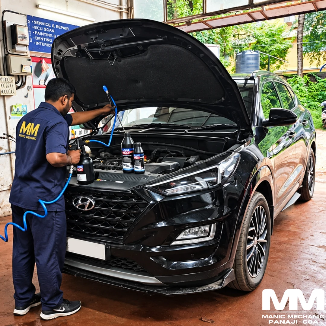 DPF cleaning work at Manic Mechanic Goa, photo 3