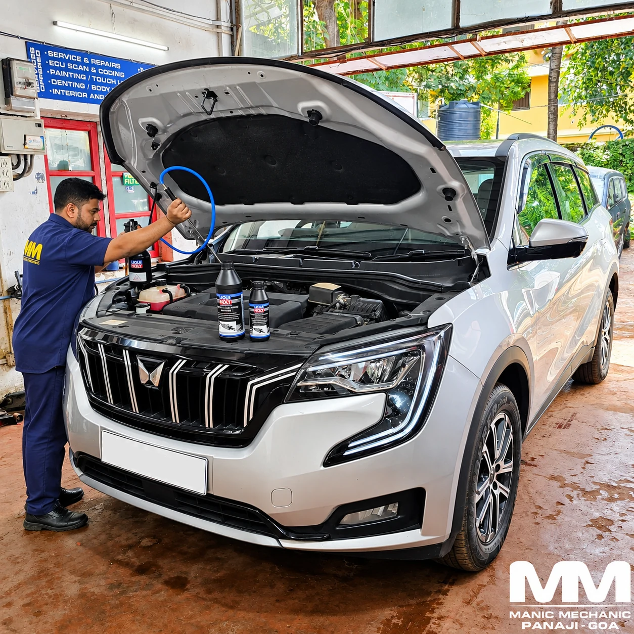 DPF cleaning work at Manic Mechanic Goa, photo 6