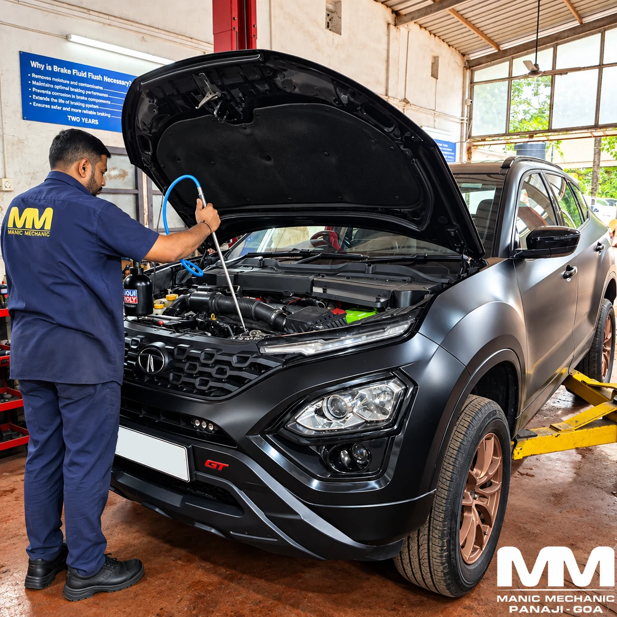 DPF cleaning work at Manic Mechanic Goa, photo 8